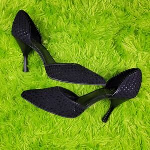 Vince Camuto Black Sillito Pump Heel, 6.5